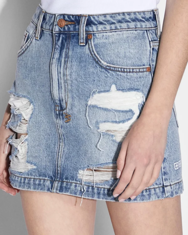 Ksubi Skirts-Model Mini Lifetime Dragged
