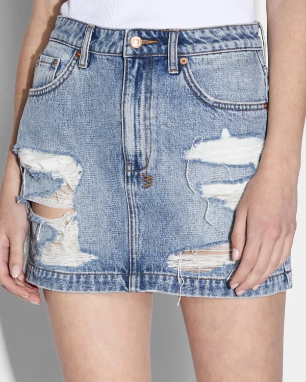 Ksubi Skirts-Model Mini Lifetime Dragged