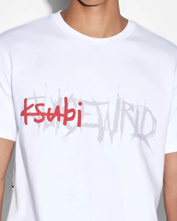 Ksubi T-Shirts-Never Die Kash Ss Tee White