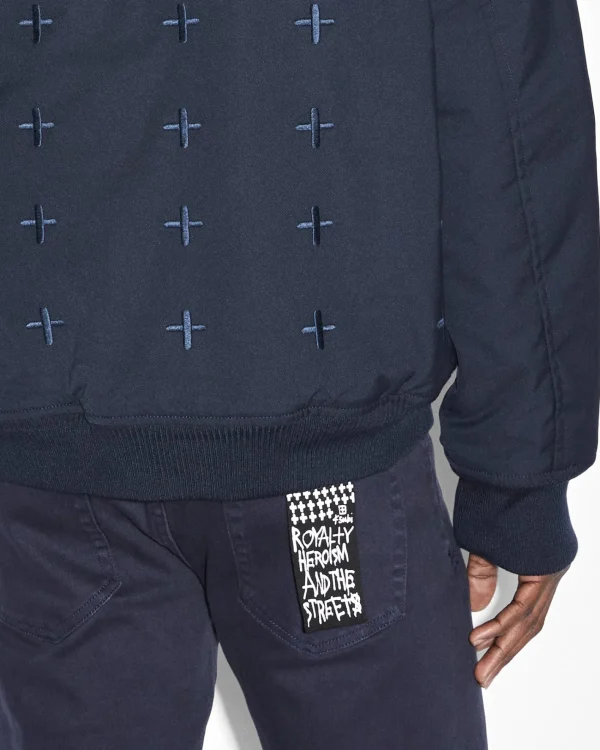 Ksubi Jackets-Nft Reversible Bomber Jacket Midnight
