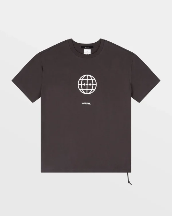 Ksubi T-Shirts-Offline Biggie Ss Tee Faded Black