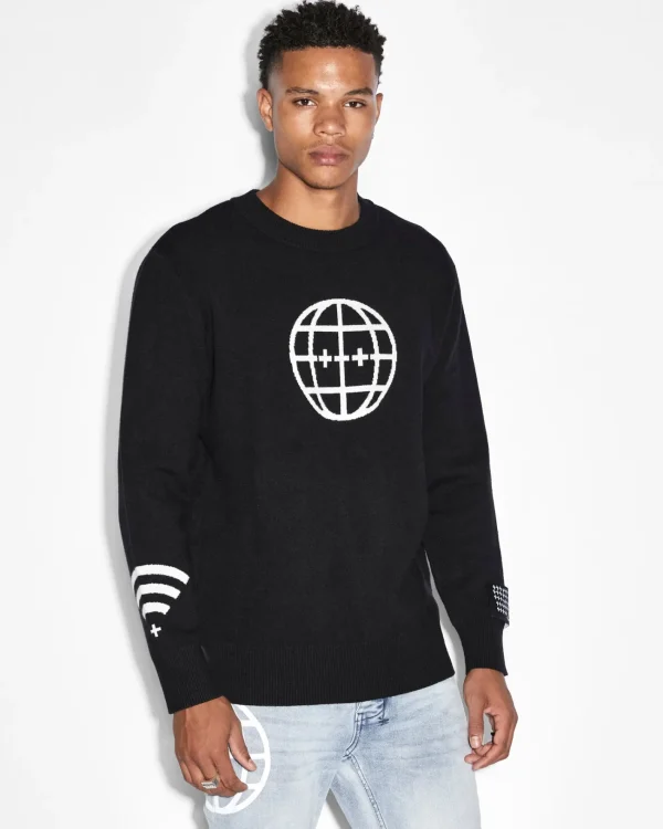 Ksubi Knits-Offline Knit Crew Black