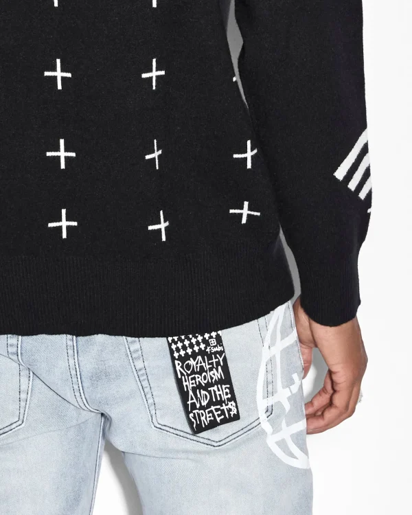 Ksubi Knits-Offline Knit Crew Black