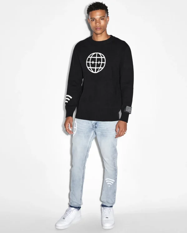 Ksubi Knits-Offline Knit Crew Black