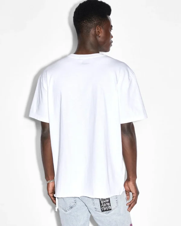 Ksubi T-Shirts-Pixel Biggie Ss Tee Tru White