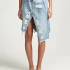 Ksubi Skirts-Rap Midi Skirt Dirty Harry