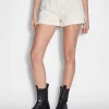 Ksubi Shorts-Rise N Hi Short Ecru