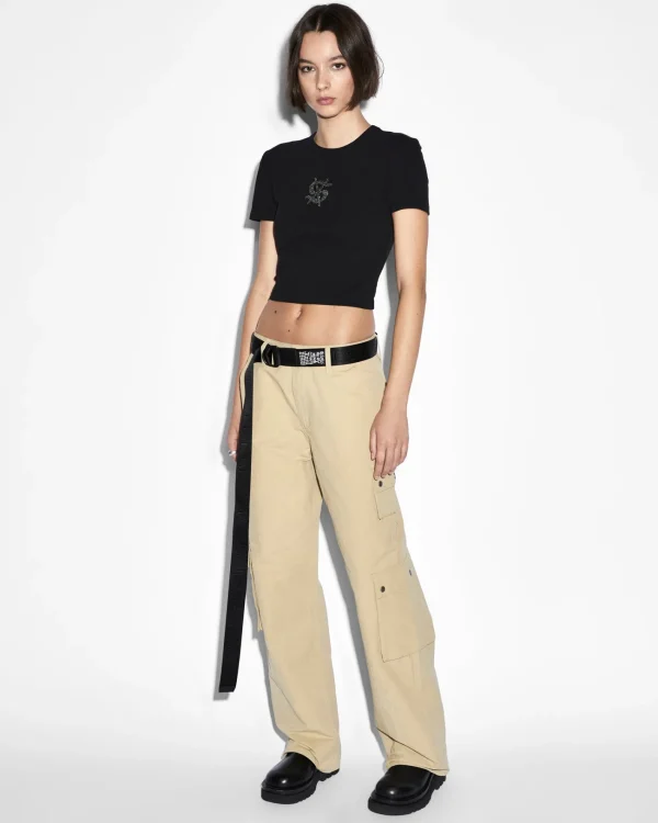 Ksubi Tops-Ritzy Baby Ss Tee Black