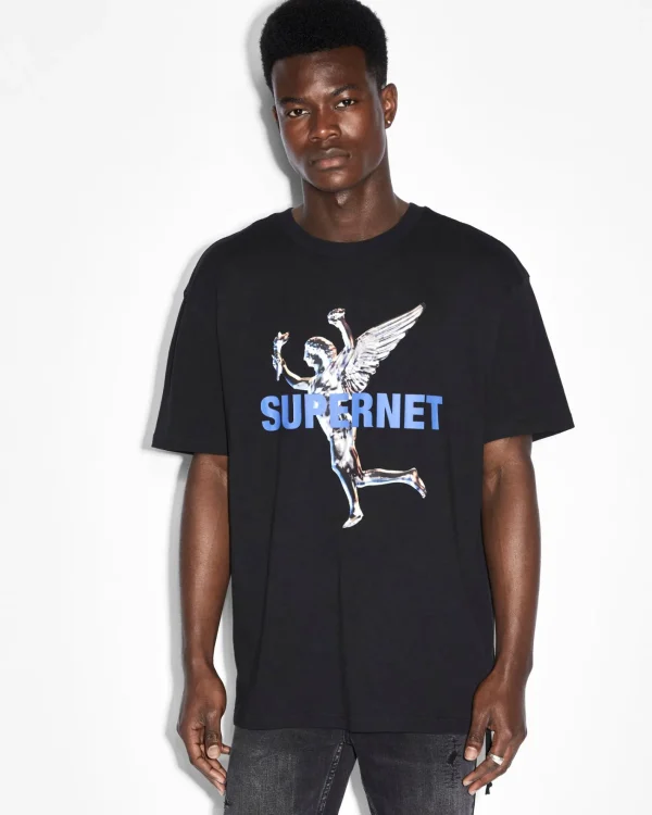 Ksubi T-Shirts-Rolls Biggie Ss Tee Jet Black