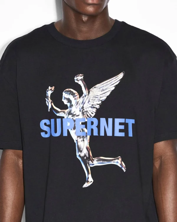 Ksubi T-Shirts-Rolls Biggie Ss Tee Jet Black