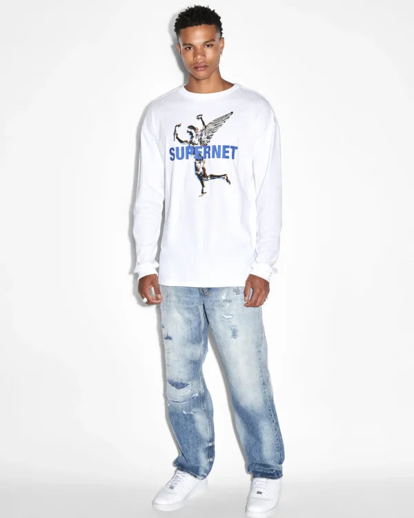 Ksubi T-Shirts-Rolls Kash Ls Tee Tru White