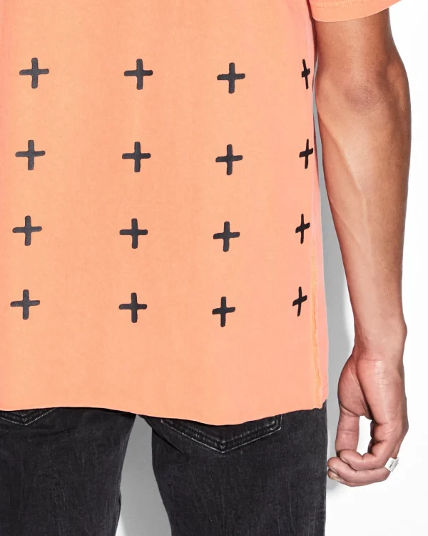 Ksubi T-Shirts-Rose Garden Biggie Ss Tee Fireball