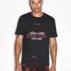 Ksubi T-Shirts-Scripted Kash Ss Tee Red/Black