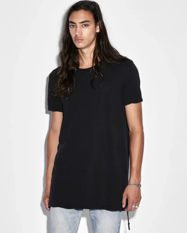 Ksubi T-Shirts-Seeing Lines Ss Tee Black