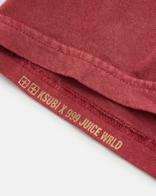 Ksubi Tops-999 Skull Kash Ss Tee Blood
