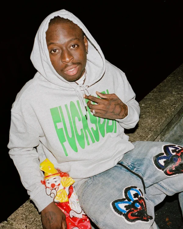 Ksubi T-Shirts-Slawn Biggie Hoodie Grey Marle