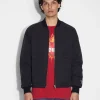 Ksubi Jackets-South Quilted Bomber Black