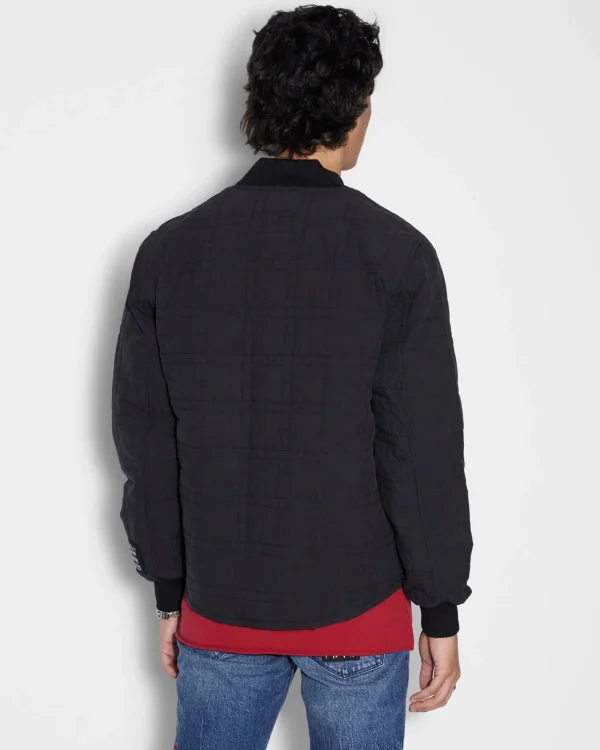Ksubi Jackets-South Quilted Bomber Black
