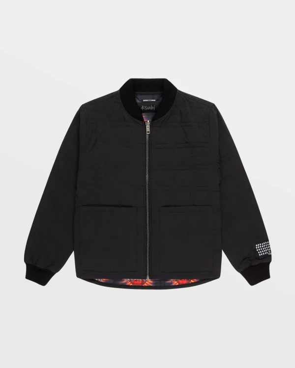 Ksubi Jackets-South Quilted Bomber Black