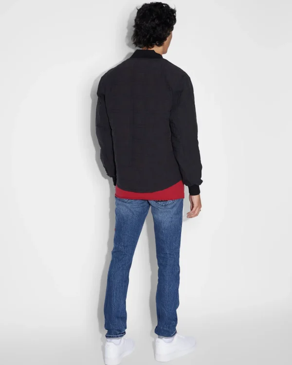 Ksubi Jackets-South Quilted Bomber Black