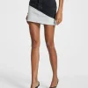 Ksubi Skirts-Super X Mini Black/Bone Splice