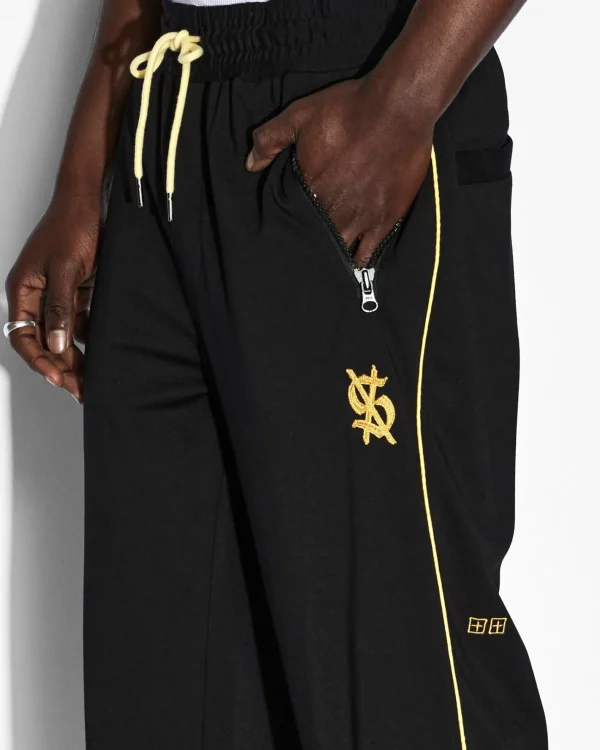 Ksubi Pants-Synthesis Pant Black Yellow