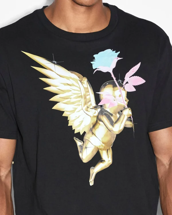 Ksubi T-Shirts-Token Kash Ss Tee Jet Black