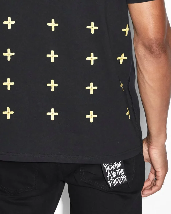 Ksubi T-Shirts-Token Kash Ss Tee Jet Black