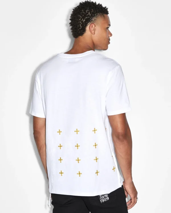 Ksubi T-Shirts-Token Kash Ss Tee Tru White