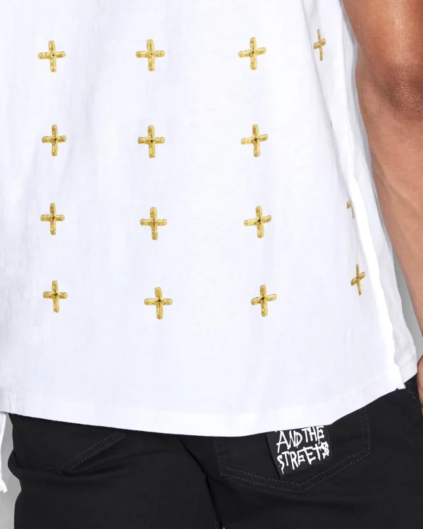 Ksubi T-Shirts-Token Kash Ss Tee Tru White