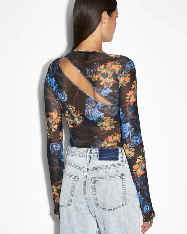 Ksubi Tops-Transfer Ls Top Cyberflora
