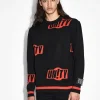 Ksubi Knits-Unity Sign Knit Crew Black