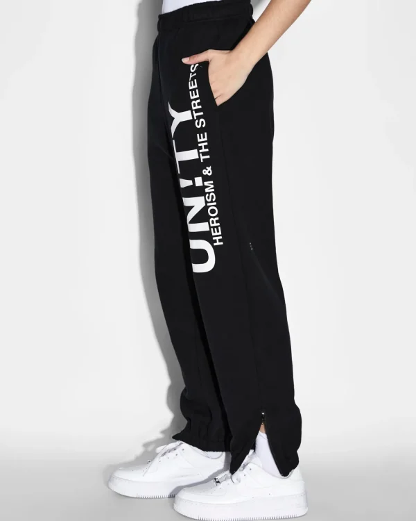 Ksubi Pants-Unity Zip Trax Black