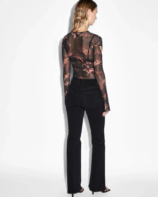 Ksubi Tops-Void Mesh Ls Top Consumed