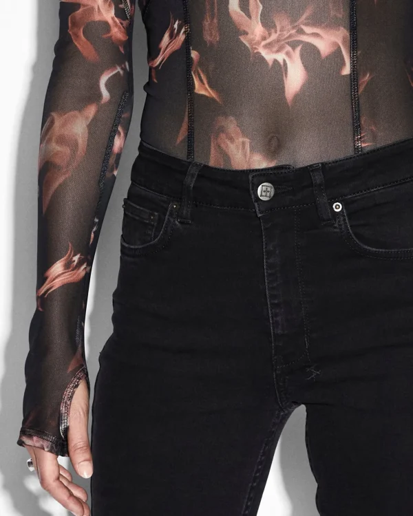 Ksubi Tops-Void Mesh Ls Top Consumed