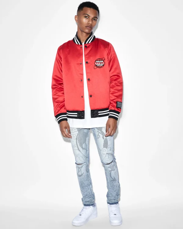 Ksubi Jackets-World Tour Jacket Red