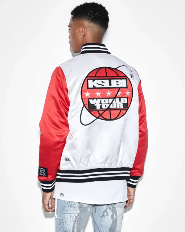 Ksubi Jackets-World Tour Jacket Red