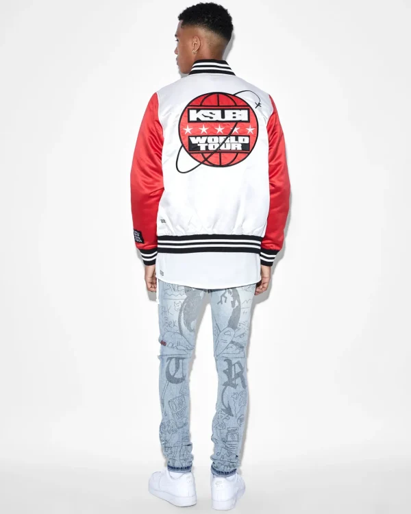 Ksubi Jackets-World Tour Jacket Red