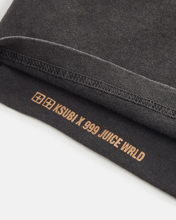 Ksubi T-Shirts-999 Wrld Biggie Ss Tee Faded Black