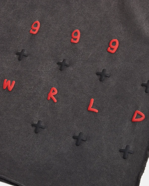 Ksubi T-Shirts-999 Wrld Biggie Ss Tee Faded Black