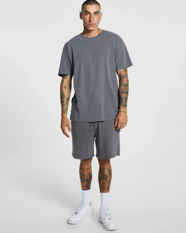 Ksubi T-Shirts-4 X 4 Biggie Ss Tee Charcoal
