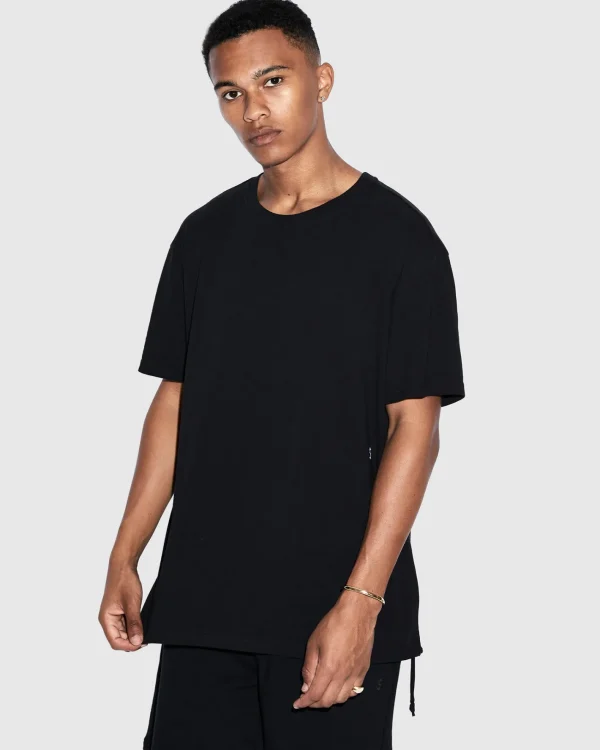 Ksubi T-Shirts-4 X 4 Biggie Ss Tee Jet Black