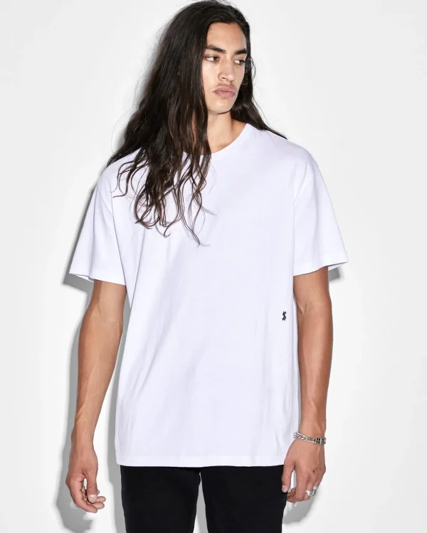 Ksubi T-Shirts-4 X 4 Biggie Ss Tee Optic White