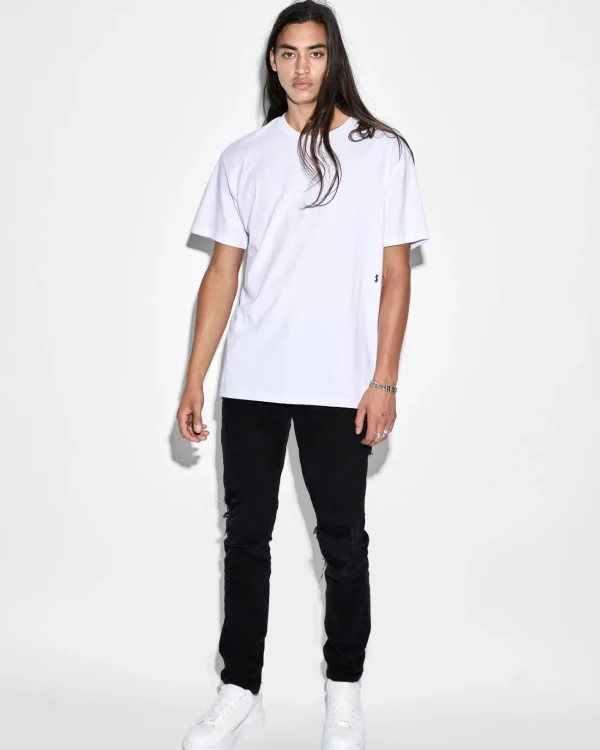 Ksubi T-Shirts-4 X 4 Biggie Ss Tee Optic White