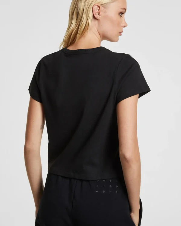 Ksubi Tops-3 X 4 Mini Ss Tee Jet Black
