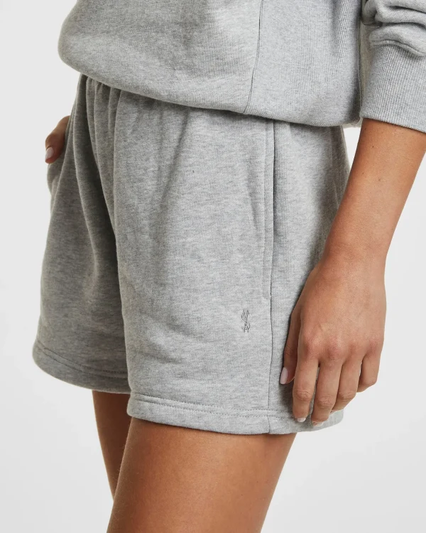 Ksubi Shorts-3 X 4 Trak Short Grey Marl