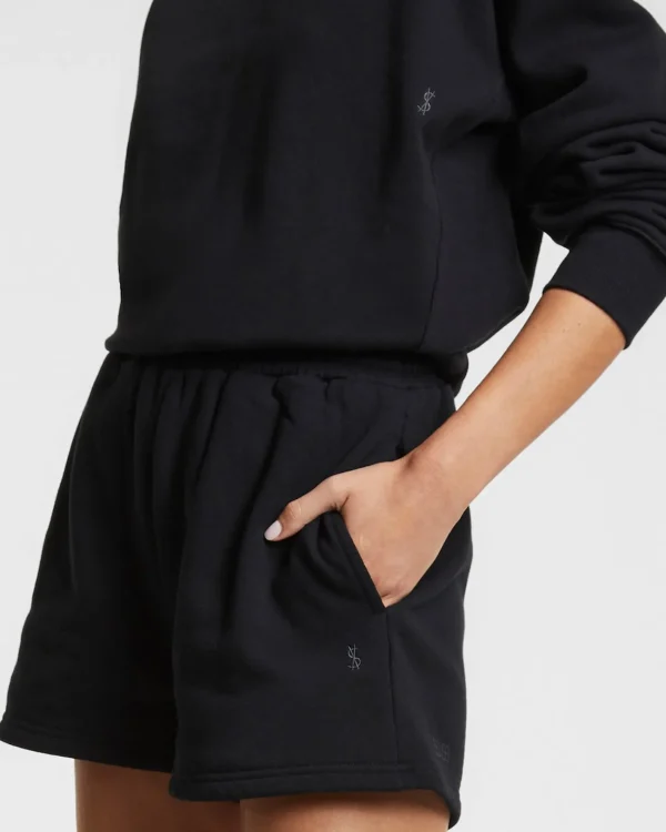Ksubi Shorts-3 X 4 Trak Short Jet Black
