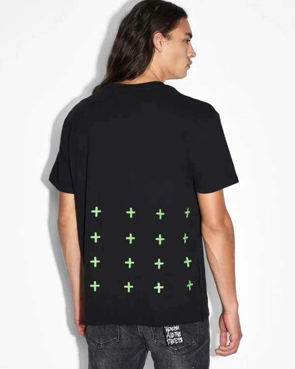 Ksubi T-Shirts-4X4 Biggie Ss Tee Black Green