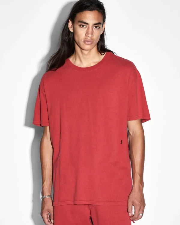 Ksubi T-Shirts-4X4 Biggie Ss Tee Crimson