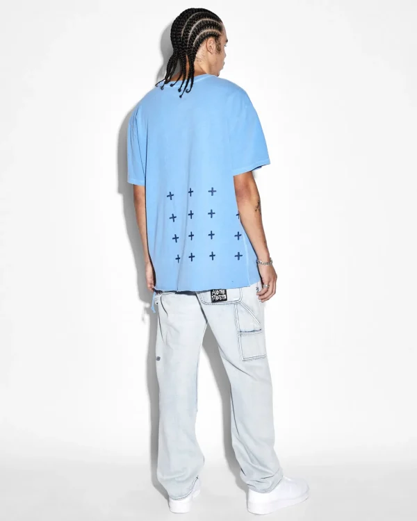 Ksubi T-Shirts-4X4 Biggie Ss Tee Lake